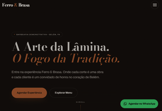 Preview do projeto Ferro & Brasa